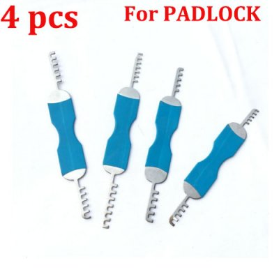 PS-24 4pcs Like Comb Locksmiths tools for Open Padlock TRI-CIRCL