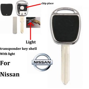JM-048 Chip car key shell Blanks For Nissan With light