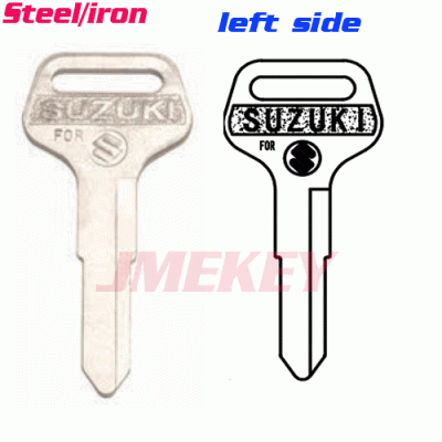 P-344 Replacement Iron Car key blanks For suzuki left side