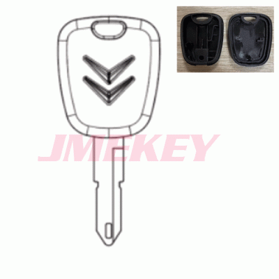 A-198 Transponder Key Shell No Chip For Citroen