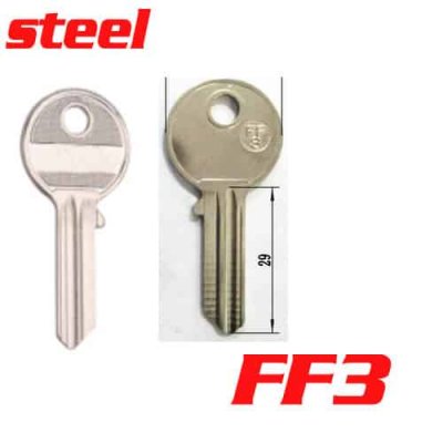 y-627 Steel House key Blanks FF3 Wholesale