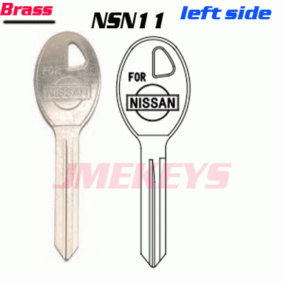 P-117 Replacement BRASS KEY BLANKS FOR NISSAN NSN14