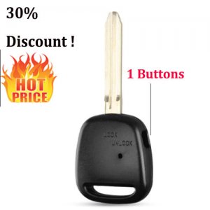 Pro-151 1 Side Button Car Remote Blank Key Shell Case Fob TOY43