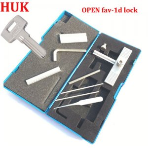 PS-49 open FAV-1D Lock HUK Locksmiths tools