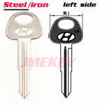 P-226 Steel For Hyundai Car key blanks HYDA7R LEFT side