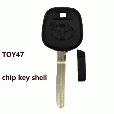 T-600 For Toyota Chip car key shell For TOY47 KEY BLADE