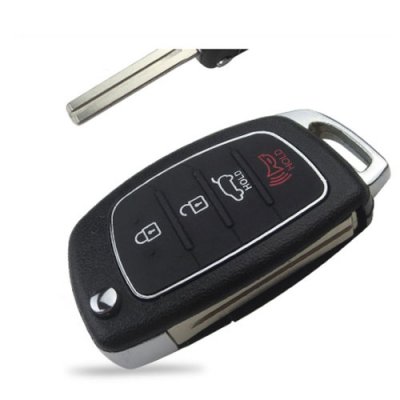 HY-11 Car Flip Folding Remote Key Shell 4 Buttons