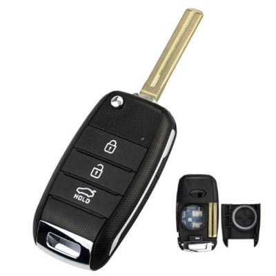 KI-16 Flip Folding Remote Key Shell 4 Buttons For Kia