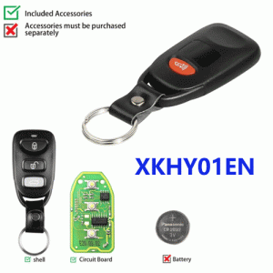 XKHY01EN Universal Remote Key Fob 4 Button for Hyundai Type
