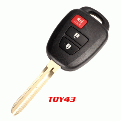 A-031 3 Buttons Remote Car Key Shell Case Fob Cover For Toyota