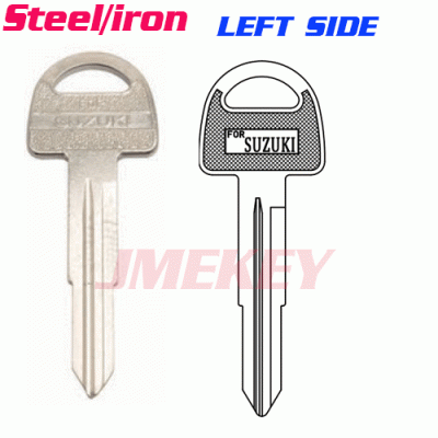 P-319 Replacement Steel key blanks for Suzuki SZK-12 LEFT side