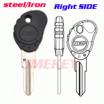 P-266 Replacement Steel Car key blanks For Fiat right side