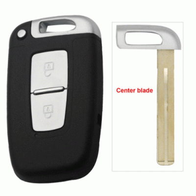 1274C Smart 2 Buttons remote car key shell For Hyundai