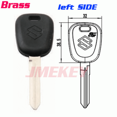 P-310 Replacement brass key blanks for Suzuki SZ19RP left side