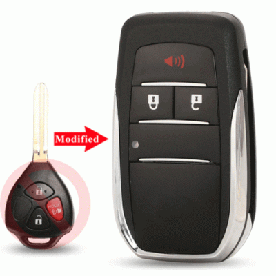 2001-2+1 New Style 2+1 Button Flip Key Case For Toyota