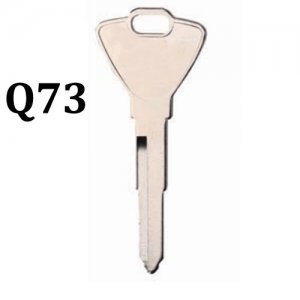 K-569 Brass Motorcycle car key blanks for Q73 Suppliers