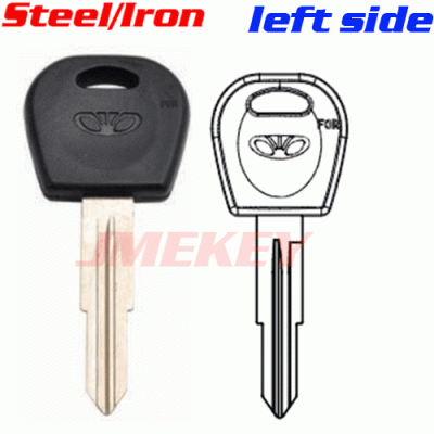 P-487 steel Iron Car key Blanks for Daewoo left side