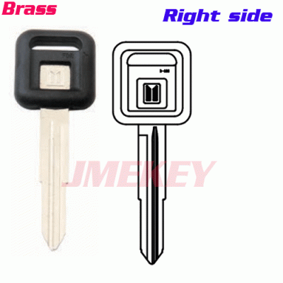 P-369 Replacement Brass pick up Truck KEY BLANKS Right side