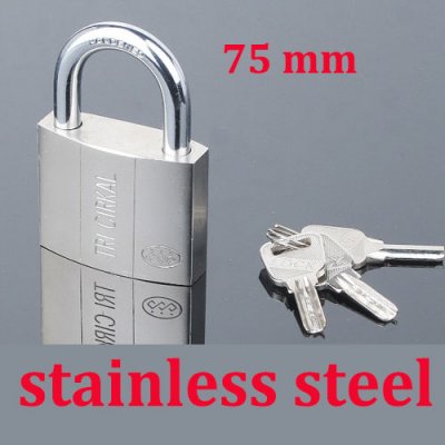 LOCK-12dHigh quality 75mm stainless steel Padlock