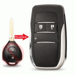 2001-2 New Style 2 Button Flip Key Case For Toyota