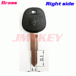 P-533 Brass Car key Blanks for Toyota Right side