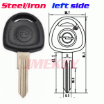 P-277 Replacement Iron Car key blanks for OPEL LEFT Suppliers