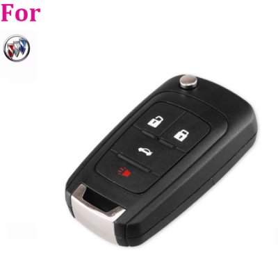 BUI-10 Replacement 4 Buttons Flip Folding Car Remote Key Shell F