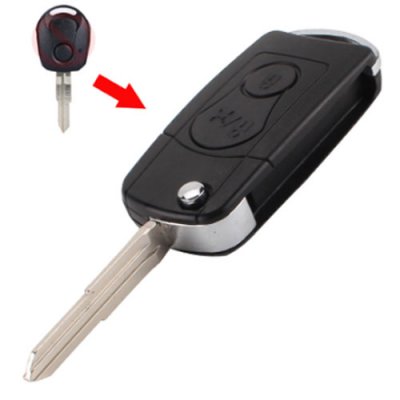 SSA-04 2 BUTTONS Flip Folding REMOTE KEY SHELL FOR SSANGYONG