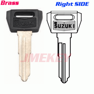 P-354 Replacement brass Car key blanks For suzuki Right side