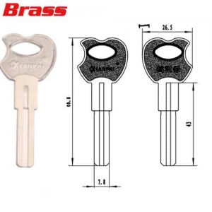 Y-641 Brass House key Blanks Wholesale Suppliers