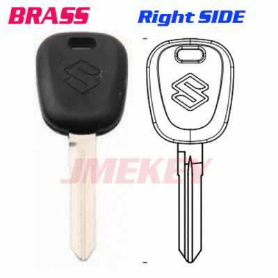 P-307 Replacement Brass key blanks for Suzuki SZ19RP Right side