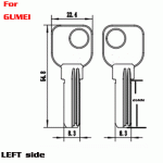 K-038 Cheap PRICE GUIMEI KEY BLANKS LEFT SIDE