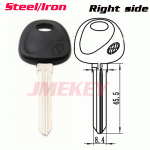 P-214 Replacment Steel Car key Blanks for Hyundai Right side