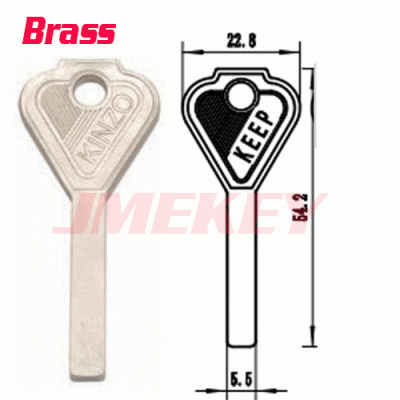 P-575 Brass House key Blanks For Keep Suppliers