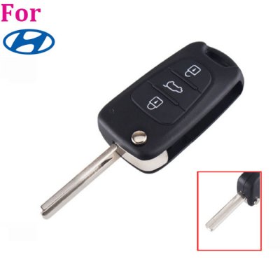 HY-25D For Hyundai 3 buttons remote flip key shell