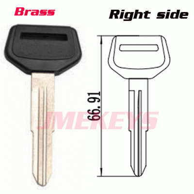 P-068 replacement Brass Blank keys for toyota Right side