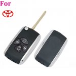 TOY-54 4 Buttons Flip remote key shell for toyota