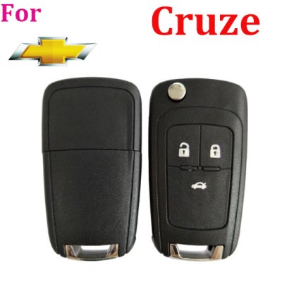 CHE-09A Chevrolet Cruze 3 button Flip remote key shell