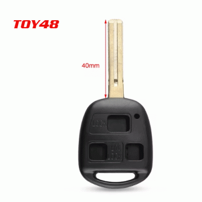 A-022 3 Button Car Key Case Shell for Toyota Lexus toy48