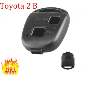 HOT-09 For Toyota 2 button remote car key shell toy43 key blade