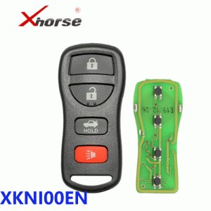 XKNI00EN Wire Remote Key For Nissan Separate 4 Buttons