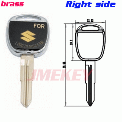 P-426 For Gule suzuki car Key blanks Right side