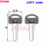 P-407 For Brass honda car key blanks LEFT side