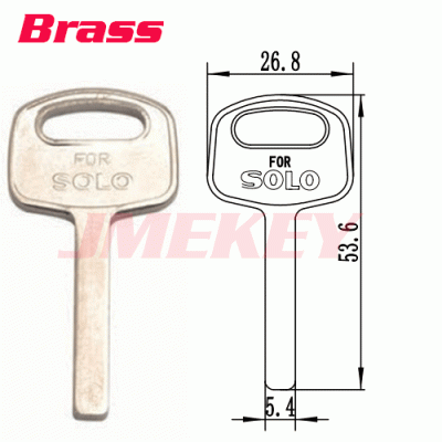 P-580 Brass House key Blanks For Solex Suppliers Wholesale