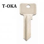 K-458 Wholesale Brass door key blanks T-OKA