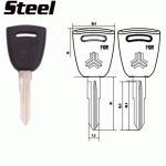 P-440B Steel iron Car key Blanks For Kia