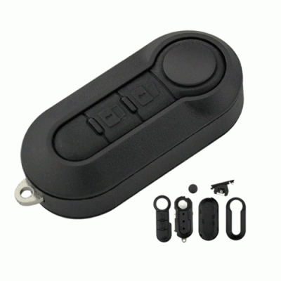 FIT-03C For Fiat 2 Button flip remote key shell