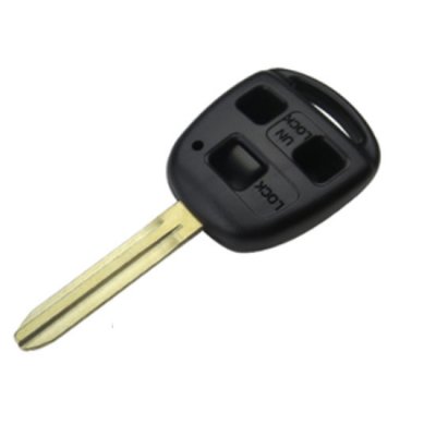 T-034 for toyota 3 button remote key shell case blanks