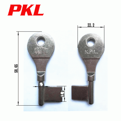 Y-504 ZINC HOUSE KEYS KPL