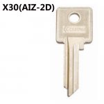 O-064 Iron steel X30(AIZ-2D) Blank door key Suppliers